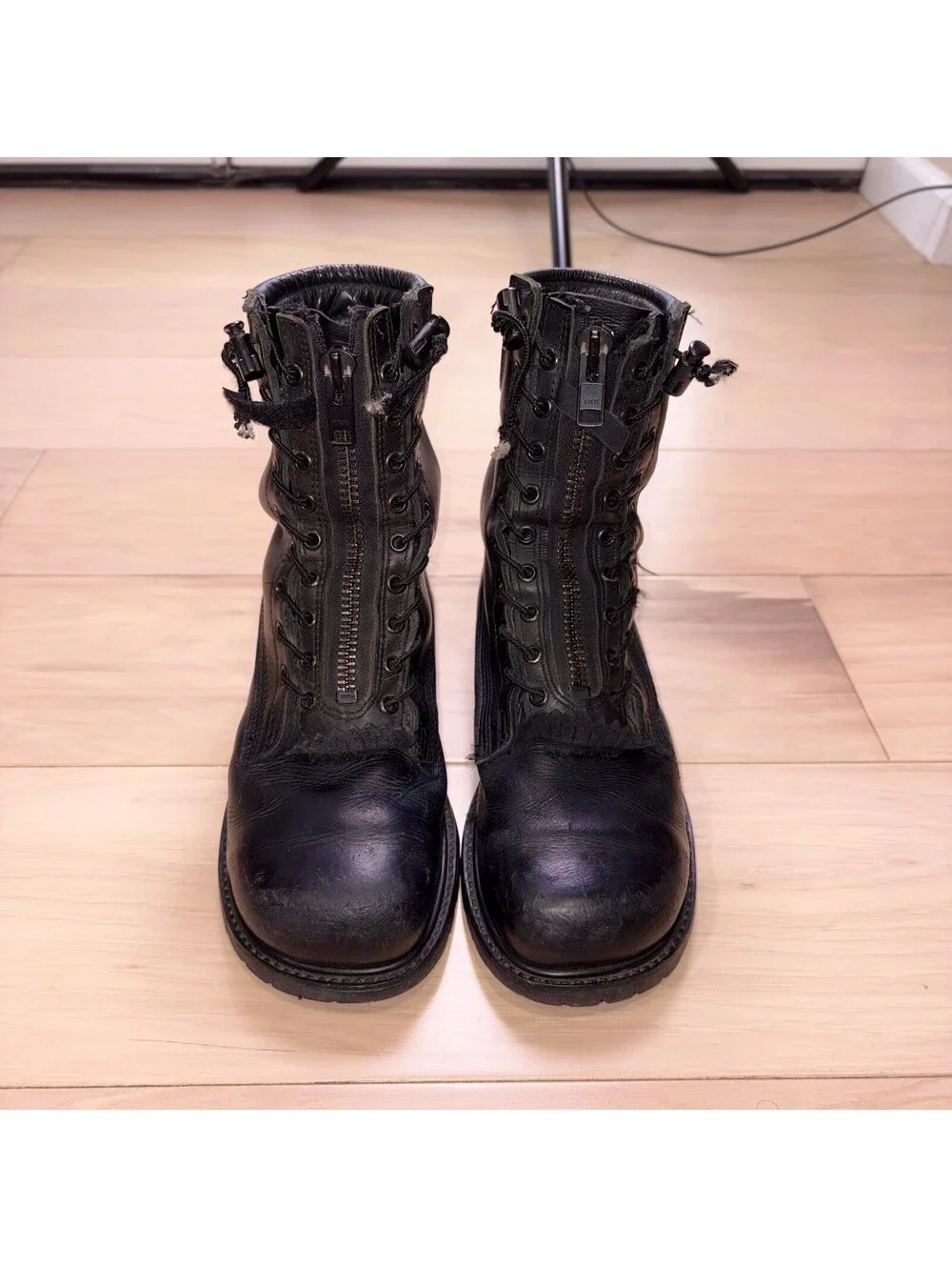 Pro Warrington 3003 8” Wildland Station Boots Men’s 9.5 Black Leather